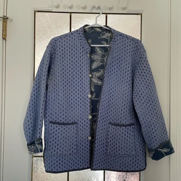 Quilted Reversible Jacket - Picture 3 of 9